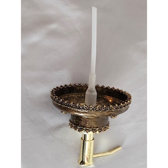 MIKE & ALLY 4-Piece Enamel Luxury Handmade Bathroom Set Bronze/Gold - Picture 8 of 16